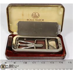 ANTIQUE ROLLS RAZOR WITH ORIGINAL CASE