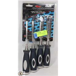 FOOTPRINT 4PC WOOD CHISEL SET