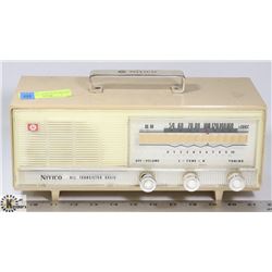 VINTAGE NIVICO PORTABLE TRANSISTOR RADIO