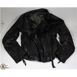 LADIES BIKER JACKET DANIER LEATHER SIZE S