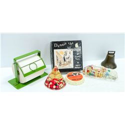 1950'S AND 1960'S ITEMS ORDER PAD, BELL ,BUBBLE