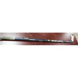 GAME USED OIL KINGS SCHWARTZY HOCKEY STICK BAUER