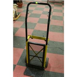 HAND TRUCK DOLLY WITH SOLID RUBBER TIRES