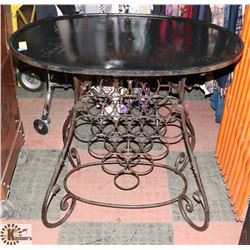 DECORATIVE METAL WINE/LIQUOR SERVICE