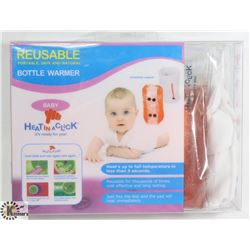 HEAT IN A CLICK REUSABLE BOTTLE WARMER