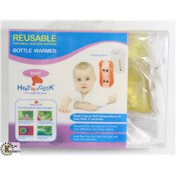 HEAT IN A CLICK REUSABLE BOTTLE WARMER