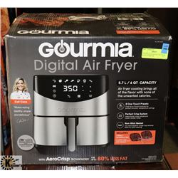 GOURMIA 6QT DIGITAL AIR FRYER WITH COOKBOOK