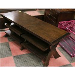 SOLID DARK WOOD STURDY MULTI-PURPOSE