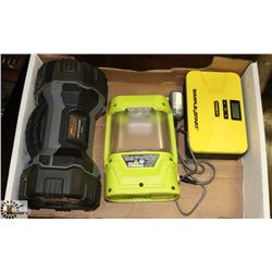 LOT OF 3 FLASHLIGHTS