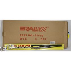 PACK OF 5 NEW ULTRA VISION 19" WIPER BLADES