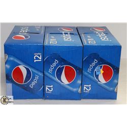 LOT WITH 3 CASES OF PEPSI