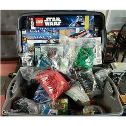 ASSORTED LARGE SIZE TOTE OF LEGO
