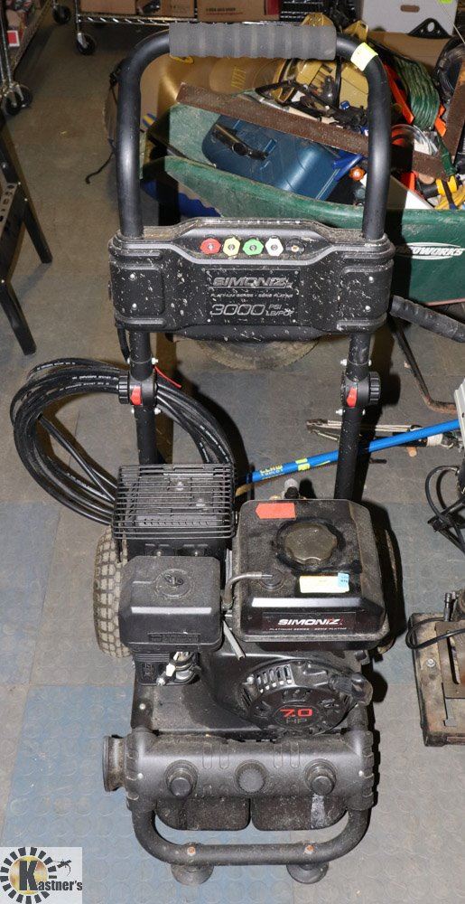 SIMONIZ 3000PSI 7.0HP PRESSURE WASHER