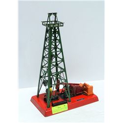 LIONEL NO455 OIL DERRICK AND PUMPER , MADE IN USA