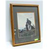 Image 1 : OAK FRAMED NORMAN ROCKWELL PICTURE 27" X 26"