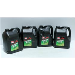 BOX WITH 4 GALLONS OF PETRO-CAN SENTROL