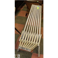 WOODEN FOLDING LAWN CHAIR