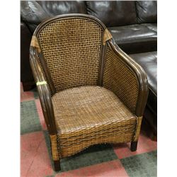 RATTAN LOUNGE CHAIR
