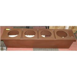 4 POT HYDROPONIC PLANTER - HEAVY DUTY