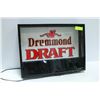 Image 1 : DRUMMOND DRAFT BEER SIGN ENCLOSED WITH BLACK