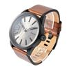 Image 2 : NEW DIESEL RASP BROWN LEATHER GRAY DIAL 46MM WATCH