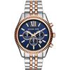 Image 1 : NEW MICHAEL KORS LEXINGTON TRIPLE CHRONO MSRP $385