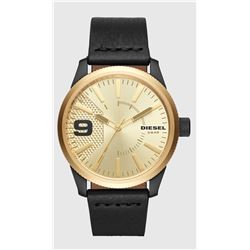 NEW DIESEL RASP GOLD TONE BEZEL MSRP$365 46MM