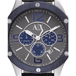 NEW ARMANI EXCHANGE TRIPLE CHRONO 44MM WATCH