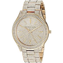 NEW MICHAEL KORS RUNWAY GOLD WATCH MSRP $549