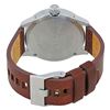 Image 5 : NEW DIESEL BROWN LEATHER BAND WATCH. MSRP $259