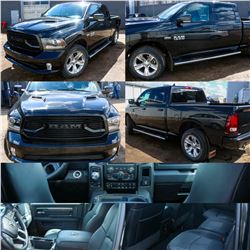 FEATURED UNRESERVED 2018 RAM 1500 CREW 4X4 SPORT