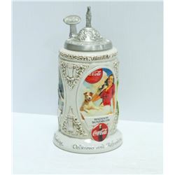 LIMITED EDITION COCA-COLA  BEER STEIN DEPICTING