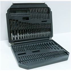98-PC DRILL BIT SET IN HARD FOLD-OPEN SORTING CASE