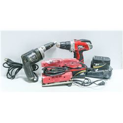 LARGE FLAT OF POWER HAND TOOLS - SKIL X-DRIVE