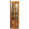 Image 1 : WOOD CURIO CABINET 6' TALL. FURNITURE