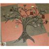 Image 1 : TIN LEAF WALL ART