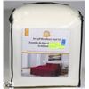 Image 1 : ANTI PILL MICROFLEECE OFF WHITE KING SIZE SHEET