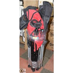 BUNDLE OF 3 CAMPING CHAIRS - 2 BLACK AND