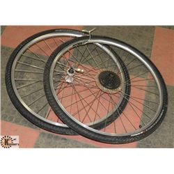 700 WHEEL SET, SET UP FOR 24 SPEED