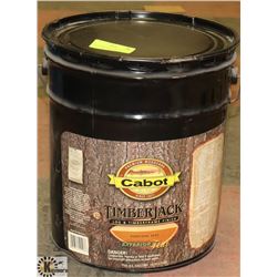 5GAL BUCKET OF CABOT EXTERIOR STAIN-PINECONE FLAT-