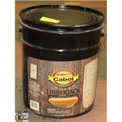 5GAL BUCKET OF CABOT EXTERIOR STAIN-PINECONE FLAT-
