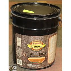 5GAL BUCKET OF CABOT EXTERIOR STAIN-PINECONE FLAT-