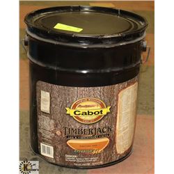 5GAL BUCKET OF CABOT EXTERIOR STAIN-PINECONE FLAT-