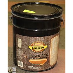 5GAL BUCKET OF CABOT EXTERIOR STAIN-PINECONE FLAT-