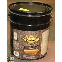 5GAL BUCKET OF CABOT EXTERIOR STAIN-PINECONE FLAT-