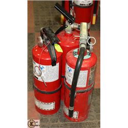 LOT OF 3 5LB FIRE EXTINGUISHERS