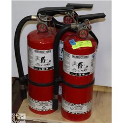 LOT OF 3 5LB FIRE EXTINGUISHERS