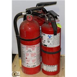 LOT OF 3 5LB FIRE EXTINGUISHERS