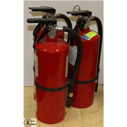 LOT OF 3 5LB FIRE EXTINGUISHERS