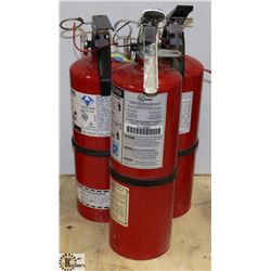 LOT OF 3 5LB FIRE EXTINGUISHERS